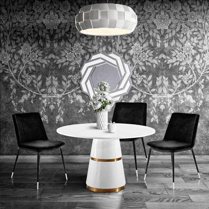 Evora Black Velvet Chair - Silver Legs (Set of 2) - Be Bold Furniture