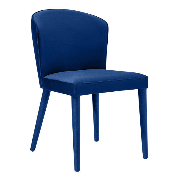 Metropolitan Navy Blue Velvet Chair - Be Bold Furniture