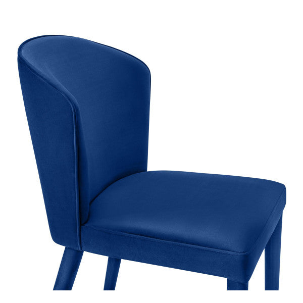 Metropolitan Navy Blue Velvet Chair - Be Bold Furniture