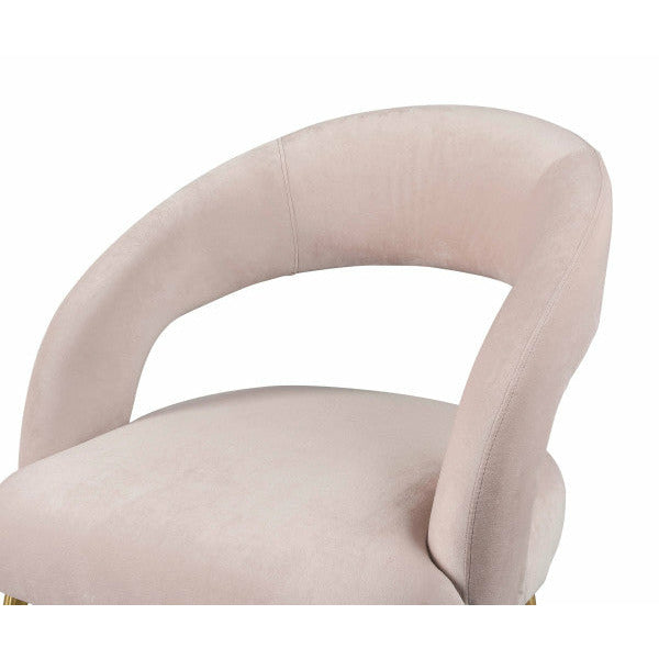 Rocco Blush Grey Dining Chair - Be Bold Furniture