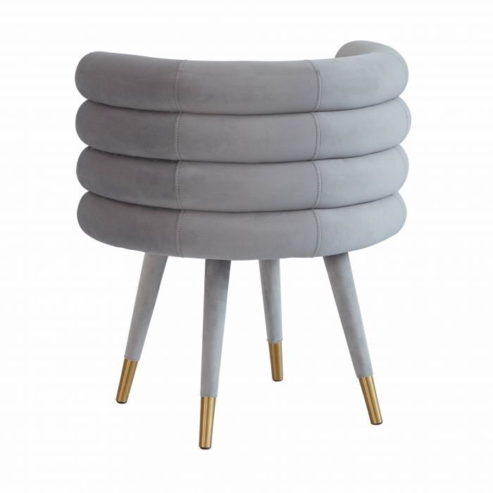 Betty Grey Velvet Dining Chair - Be Bold Furniture