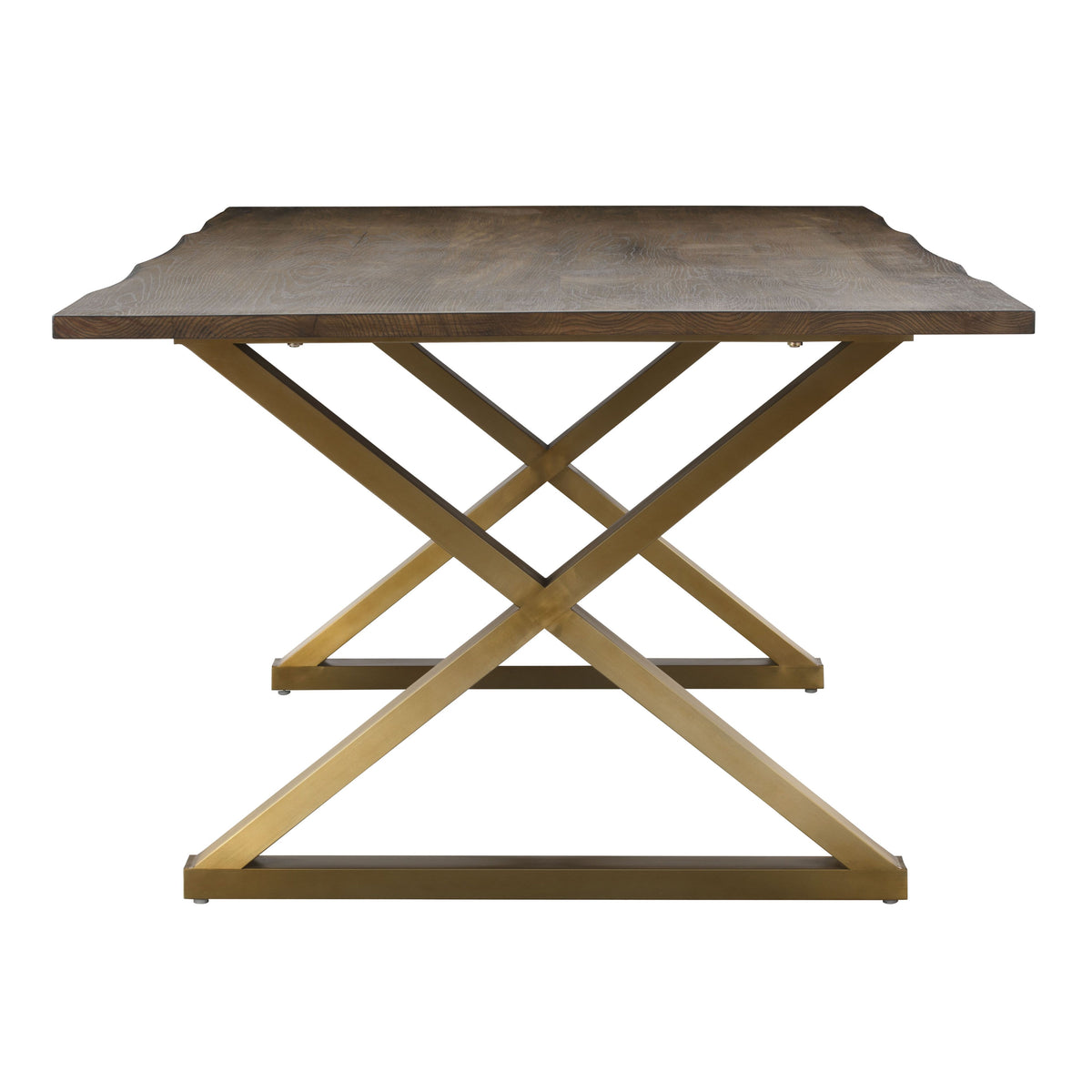 Leah Dining Table Brown - Be Bold Furniture