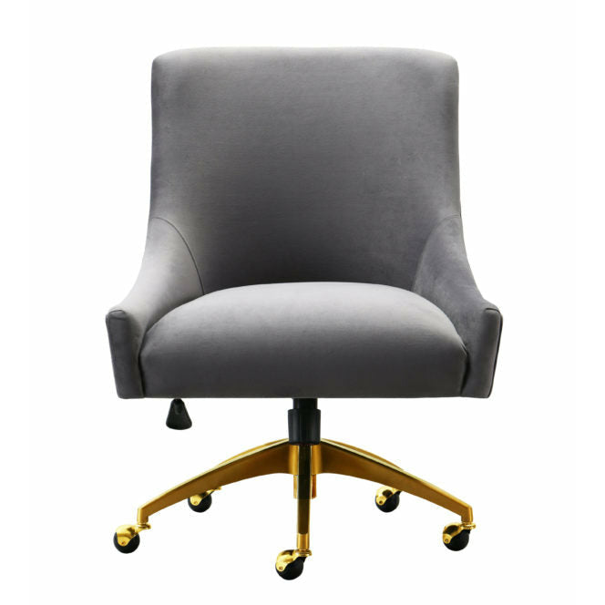 Beatrix Grey Office Swivel Chair - Be Bold Furniture