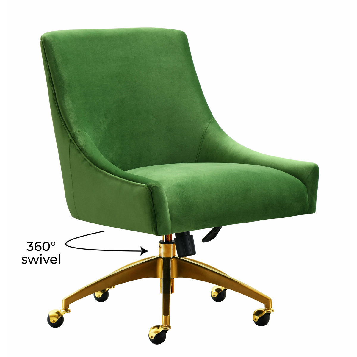 Beatrix Green Office Swivel Chair - Be Bold Furniture