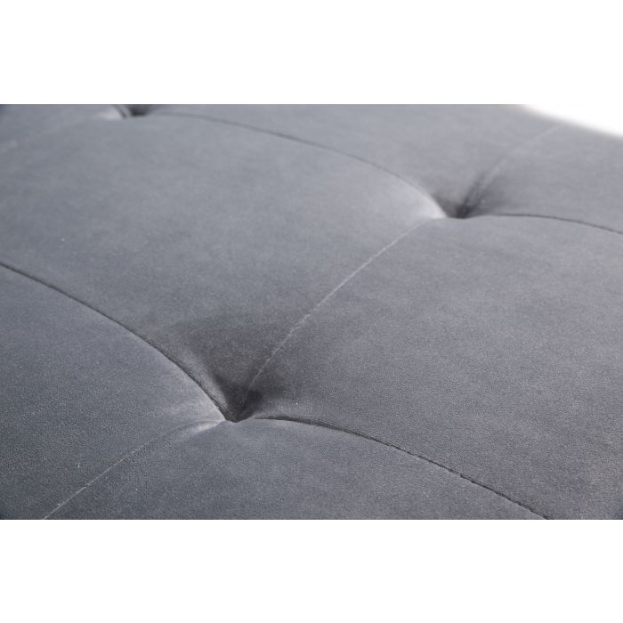 Como Grey Velvet Sectional LAF - Be Bold Furniture