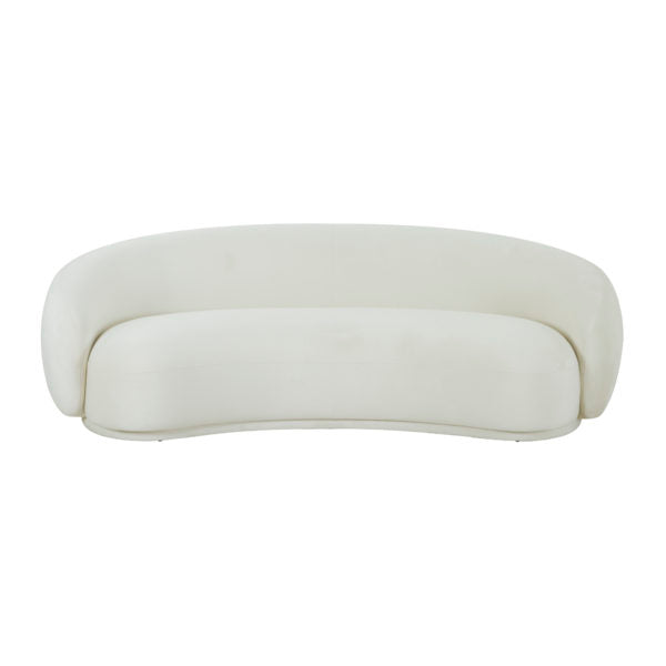 Kendall Cream Velvet Sofa - Be Bold Furniture