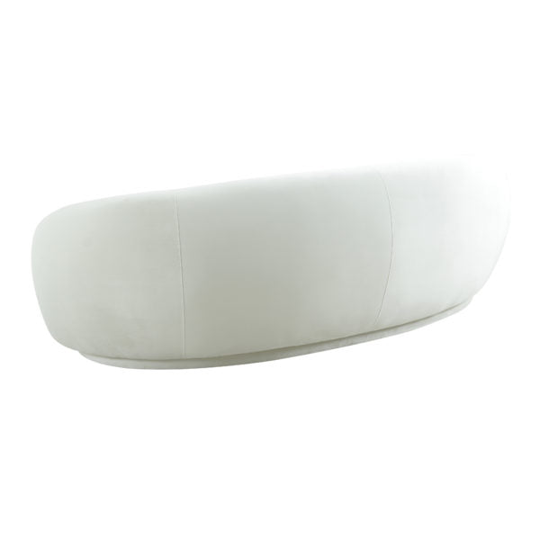 Kendall Cream Velvet Sofa - Be Bold Furniture