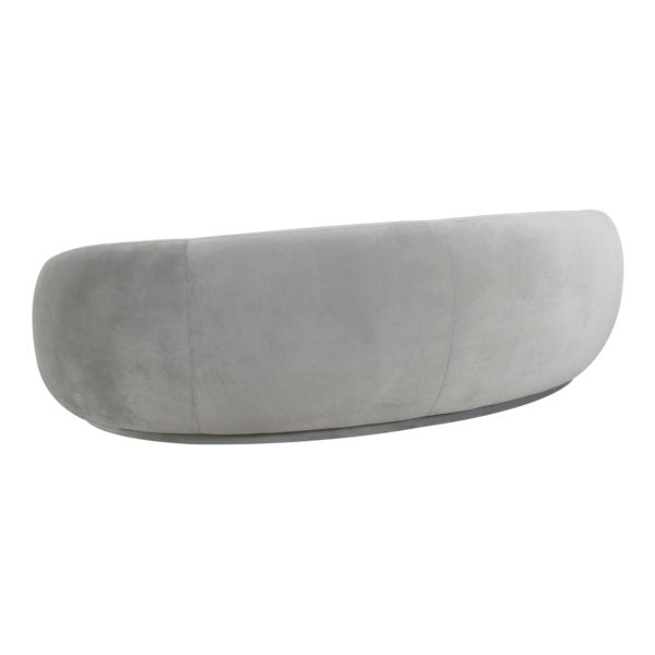 Kendall Light Grey Velvet Sofa - Be Bold Furniture