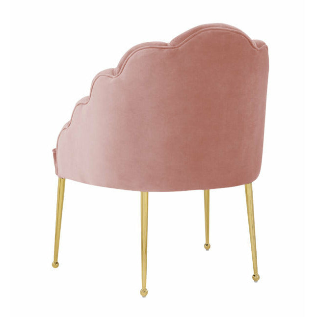 Daisy Blush Velvet Chair - Be Bold Furniture