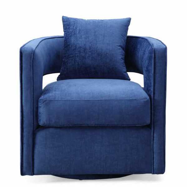 Kennedy Navy Swivel Chair - Be Bold Furniture