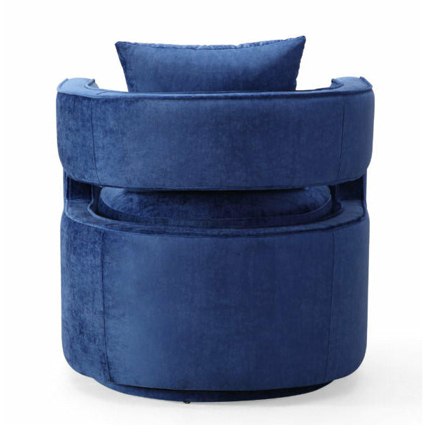 Kennedy Navy Swivel Chair - Be Bold Furniture