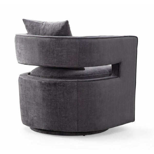 Kennedy Grey Swivel Chair - Be Bold Furniture