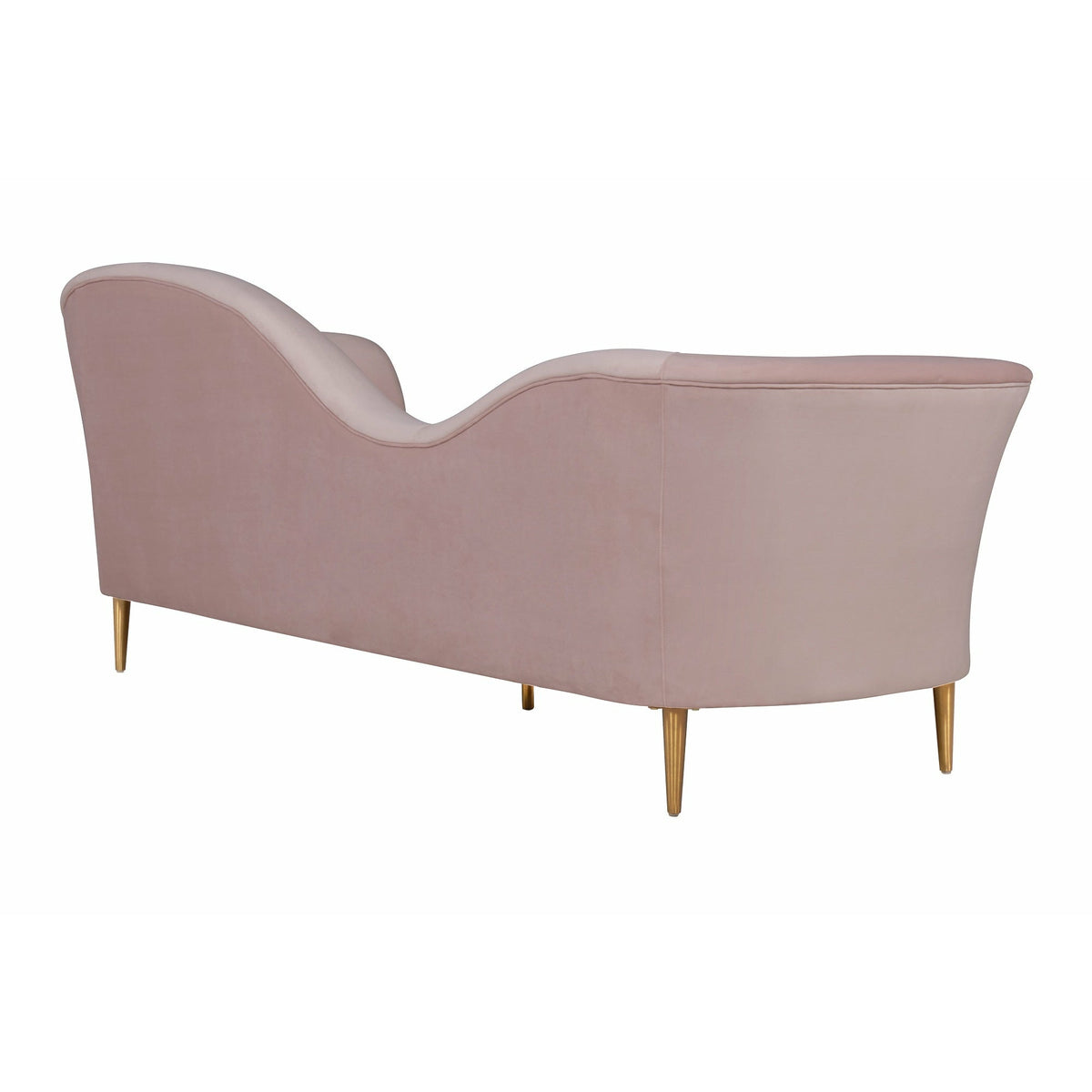 Plato Blush Velvet Sofa - Be Bold Furniture