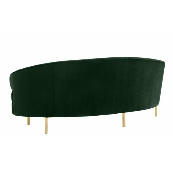Baila Forest Green Velvet Sofa - Be Bold Furniture