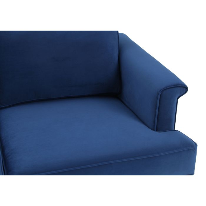 Porter Navy Velvet Sofa - Be Bold Furniture
