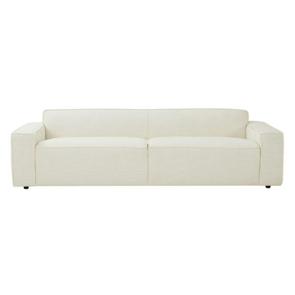 Olafur Cream Linen Sofa - Be Bold Furniture
