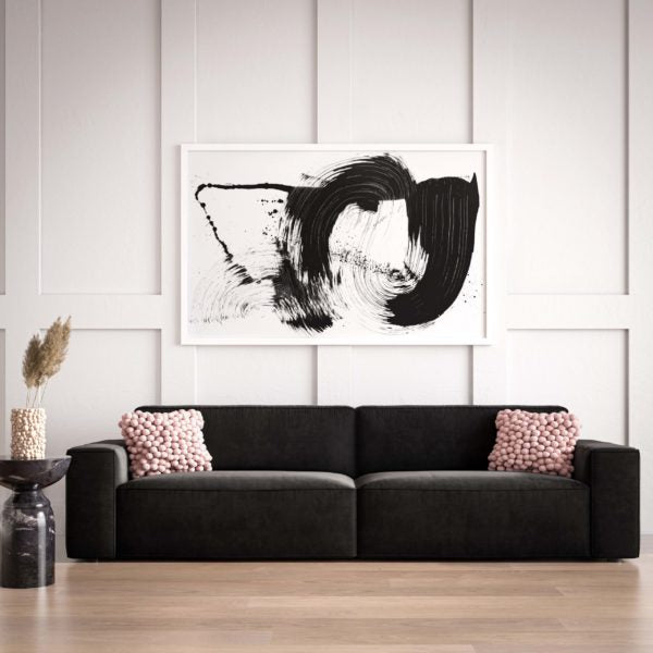 Olafur Black Velvet Sofa - Be Bold Furniture
