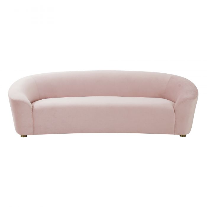 Serenity Blush Velvet Sofa - Be Bold Furniture