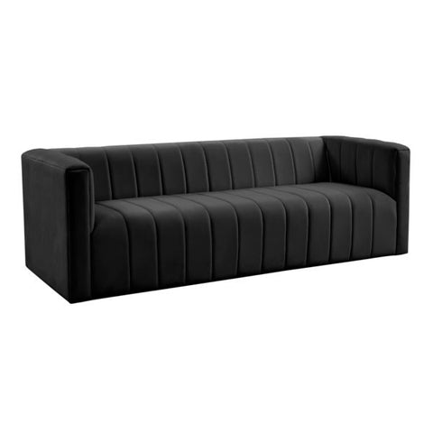 Norah Black Velvet Sofa - Be Bold Furniture