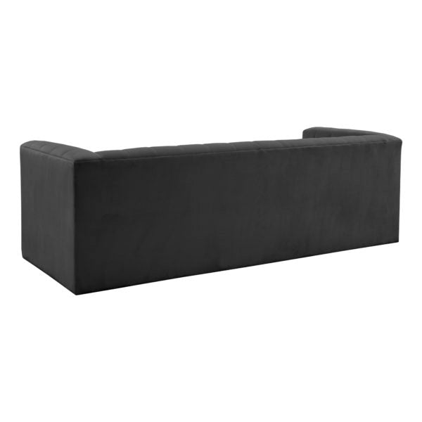 Norah Black Velvet Sofa - Be Bold Furniture