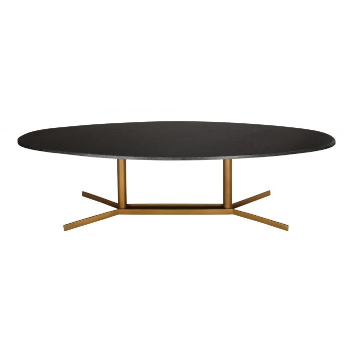 Gemma Black Marble Coffee Table - Be Bold Furniture