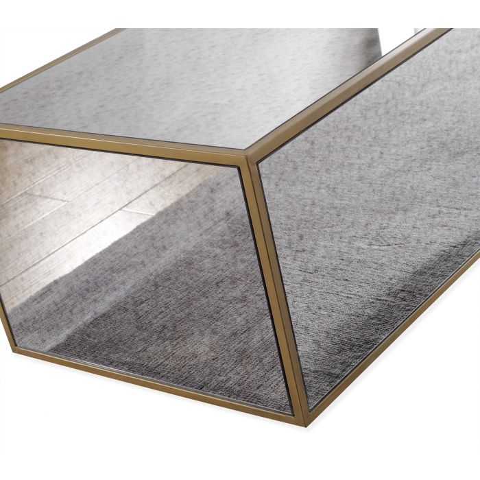 Lana Mirrored Coffee Table - Be Bold Furniture