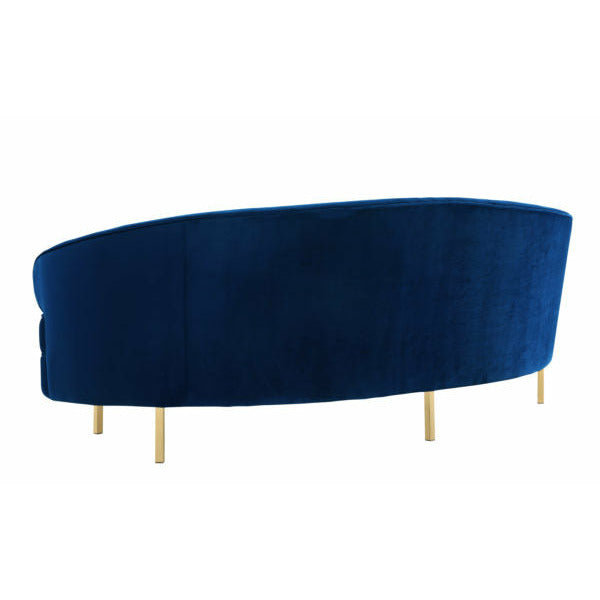 Baila Navy Velvet Sofa - Be Bold Furniture