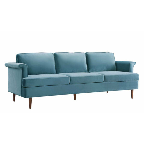 Porter Sea Blue Velvet Sofa - Be Bold Furniture