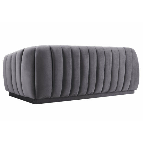 Arno Grey Velvet Sofa - Be Bold Furniture