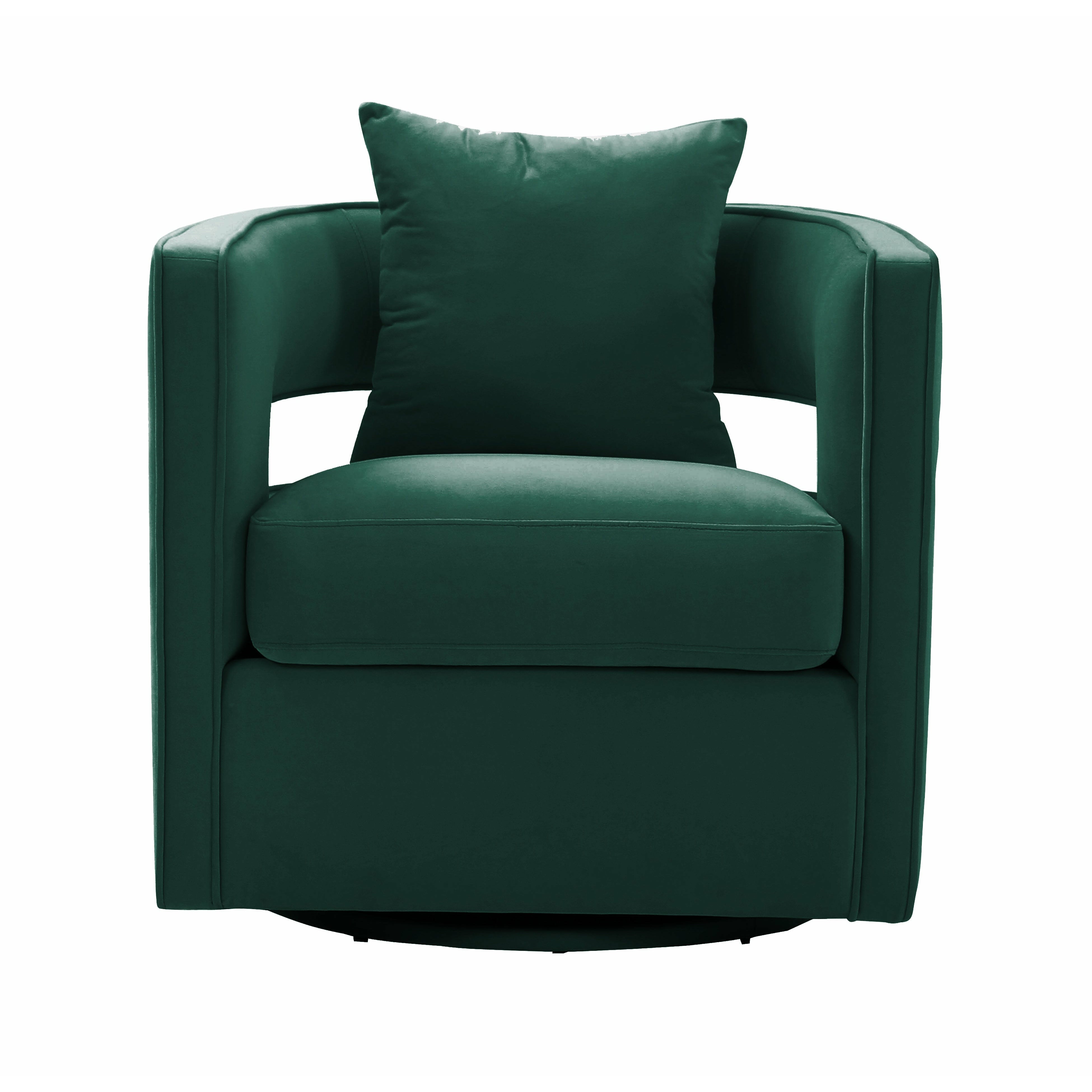 Kennedy Forest Green Swivel Chair Be Bold Furniture