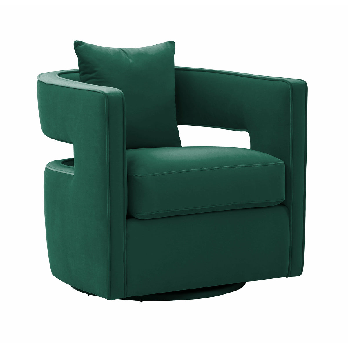 Kennedy Forest Green Swivel Chair - Be Bold Furniture