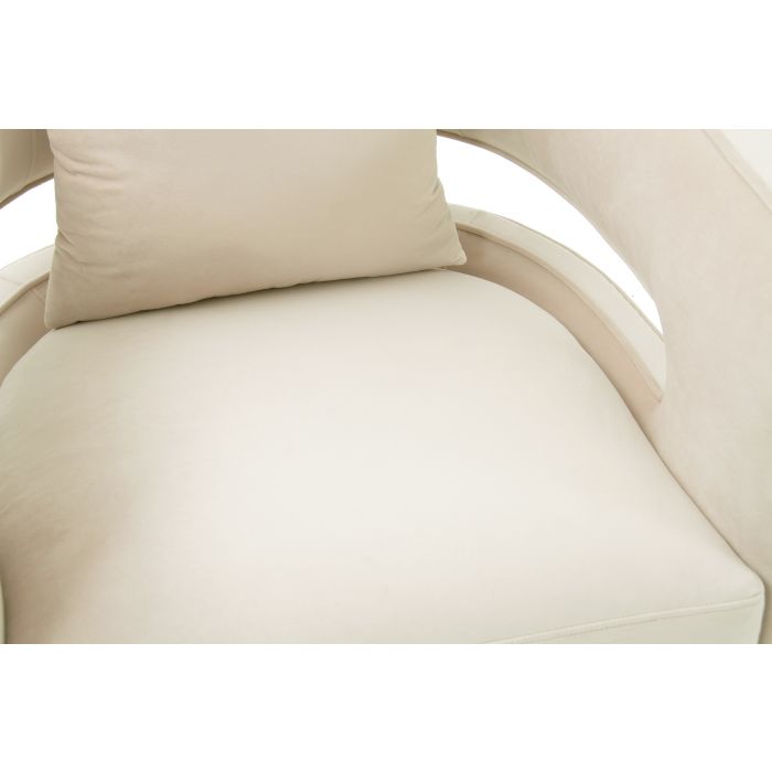 Kennedy Cream Swivel Chair - Be Bold Furniture