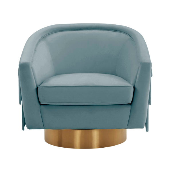 Flapper Bluestone Swivel Chair - Be Bold Furniture