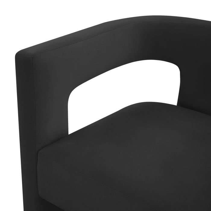 Sloane Black Velvet Chair - Be Bold Furniture