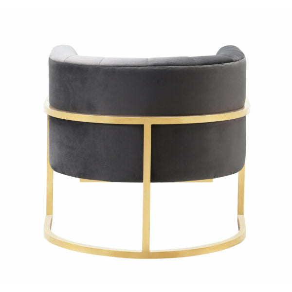 Magnolia Grey Velvet Chair - Be Bold Furniture
