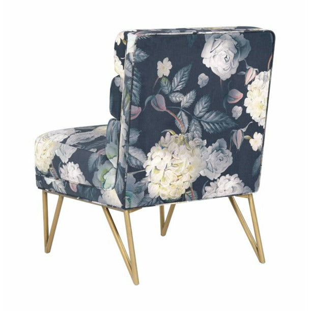 Kelly Floral Velvet Chair - Be Bold Furniture