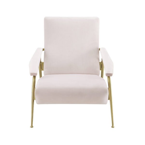 Abbey Blush Velvet Chair - Be Bold Furniture