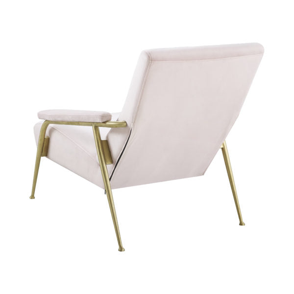Abbey Blush Velvet Chair - Be Bold Furniture