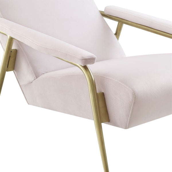 Abbey Blush Velvet Chair - Be Bold Furniture