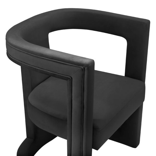 Ada Black Velvet Chair - Be Bold Furniture