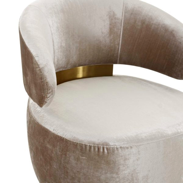 Austin Beige Champagne Chair - Be Bold Furniture