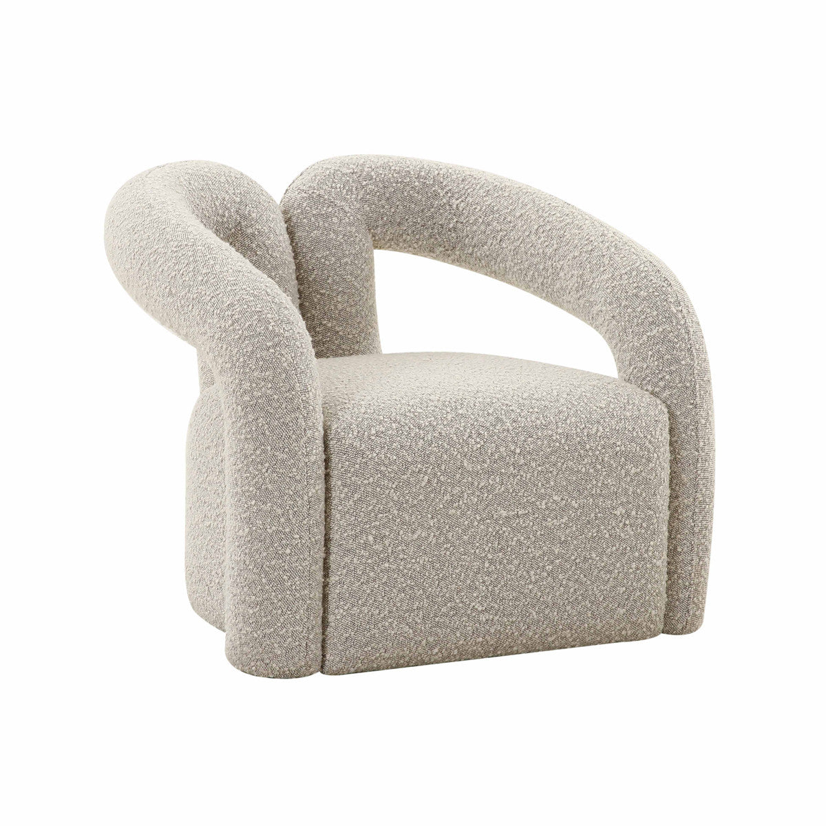 Jenn Speckled Boucle Accent Chair - Be Bold Furniture