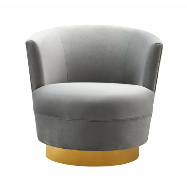 Noah Grey Swivel Chair - Be Bold Furniture
