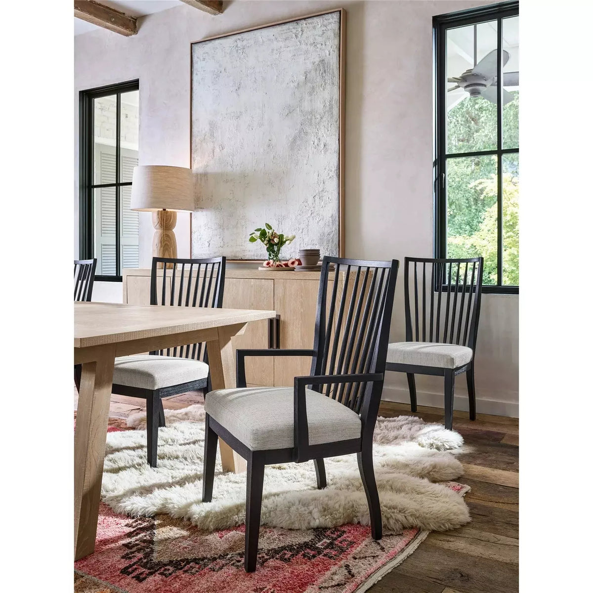 Bowen Arm Chair Black - Be Bold Furniture