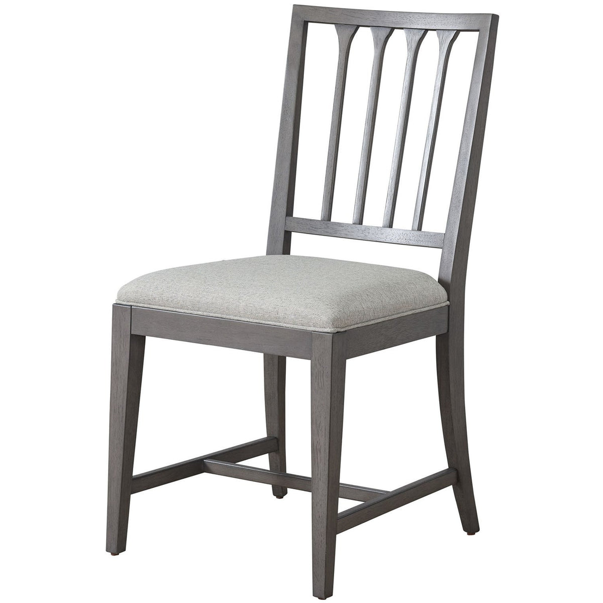 Slat Back Side Chair Grey - Be Bold Furniture