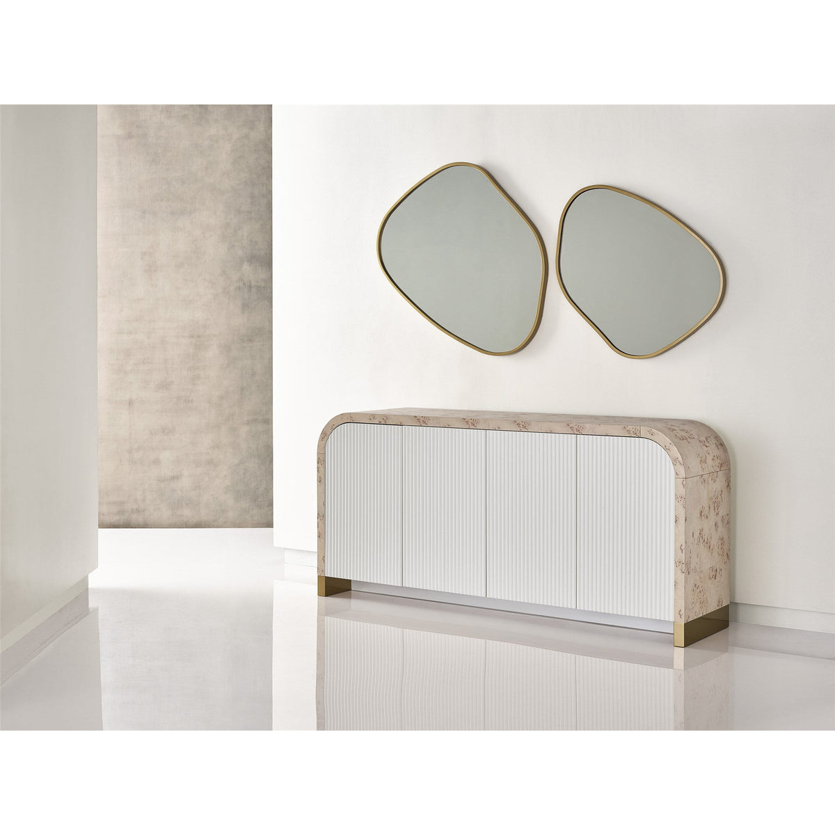 Gallett Accent Mirror Large - Be Bold Furniture