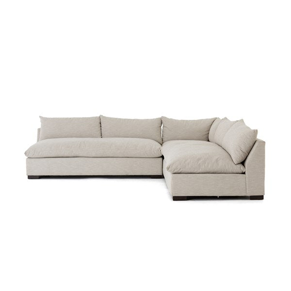 Grammercy 3-Piece Sectional Oatmeal - Be Bold Furniture