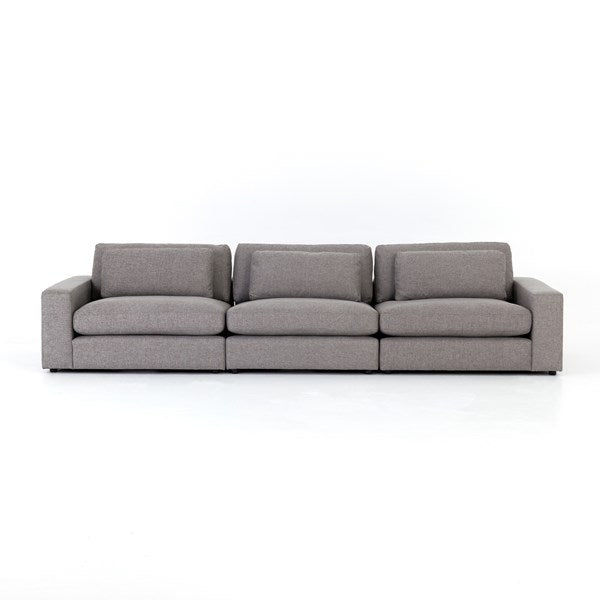 Bloor 3-Pc Sectional Chess Pewter - Be Bold Furniture
