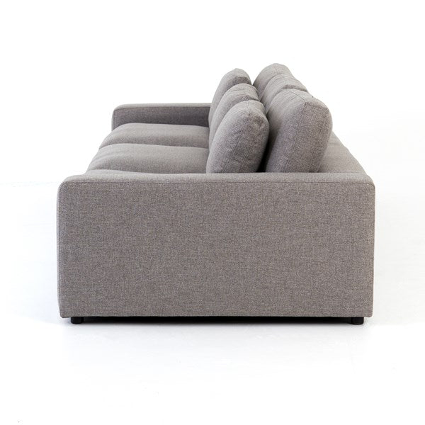 Bloor 3-Pc Sectional Chess Pewter - Be Bold Furniture