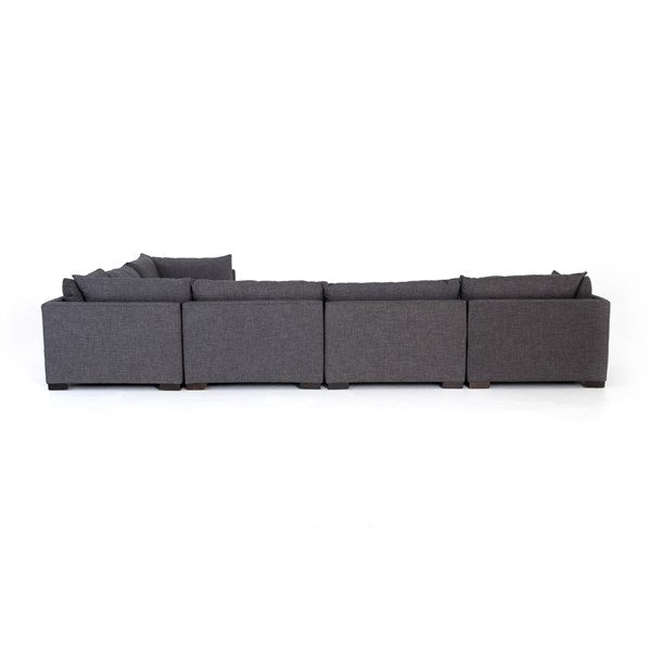 Westwood 6-Pc Sectional Bennett Charcoal - Be Bold Furniture